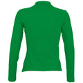 Vert tendre - Back - SOLS Podium - Polo 100% coton à manches longues - Femme