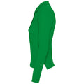 Vert tendre - Side - SOLS Podium - Polo 100% coton à manches longues - Femme