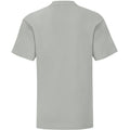 Gris - Back - Fruit Of The Loom - T-shirt manches courtes ICONIC -  Unisexe