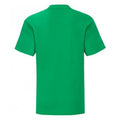 Vert - Back - Fruit Of The Loom - T-shirt manches courtes ICONIC -  Unisexe