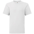 Blanc - Front - Fruit Of The Loom - T-shirt manches courtes ICONIC -  Unisexe