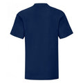 Bleu marine - Back - Fruit Of The Loom - T-shirt manches courtes ICONIC -  Unisexe