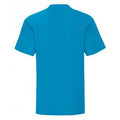 Bleu azur - Back - Fruit Of The Loom - T-shirt manches courtes ICONIC -  Unisexe