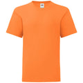 Orange - Side - Fruit Of The Loom - T-shirt manches courtes ICONIC -  Unisexe