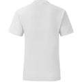 Blanc - Back - Fruit Of The Loom - T-shirt ICONIC - Fille