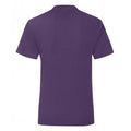 Violet - Back - Fruit Of The Loom - T-shirt ICONIC - Fille