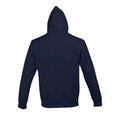 Bleu abysse - Back - SOLS Silver - Sweatshirt à capuche et fermeture zippée - Homme