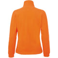 Orange néon - Back - SOLS - Veste polaire NORTH - Femme