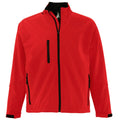 Rouge - Front - SOLS - Veste softshell RELAX - Homme