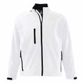 Blanc - Front - SOLS - Veste softshell RELAX - Homme