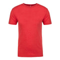 Rouge - Front - Next Level - T-shirt TRI-BLEND - Homme