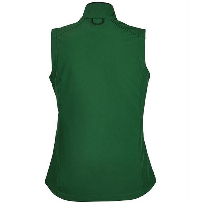 Vert bouteille - Back - SOLS - Veste softshell sans manches RALLYE - Femme