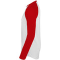Blanc-rouge - Lifestyle - SOLS - T-shirt manches longues FUNKY - Homme