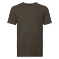 Marron - Front - Russell - T-shirt manches courtes AUTHENTIC - Homme