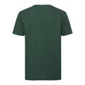Vert bouteille - Back - Russell - T-shirt manches courtes AUTHENTIC - Homme