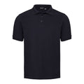Bleu marine - Front - Russell - Polo piqué - Homme