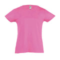 Rose moyen - Front - SOLS Cherry - T-shirt à manches courtes - Fille