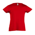 Rouge - Front - SOLS Cherry - T-shirt à manches courtes - Fille
