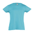Bleu atoll - Front - SOLS Cherry - T-shirt à manches courtes - Fille