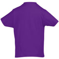Violet - Back - SOLS Imperial - T-shirt à manches courtes - Enfant unisexe