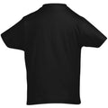 Noir - Back - SOLS Imperial - T-shirt à manches courtes - Enfant unisexe