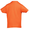 Orange - Back - SOLS Imperial - T-shirt à manches courtes - Enfant unisexe
