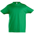 Vert tendre - Front - SOLS Imperial - T-shirt à manches courtes - Enfant unisexe