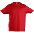 Rouge - Front - SOLS Imperial - T-shirt à manches courtes - Enfant unisexe