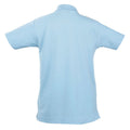 Bleu atoll - Back - SOLS Summer II - Polo 100% coton - Enfant unisexe