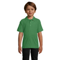 Vert tendre - Side - SOLS Summer II - Polo 100% coton - Enfant unisexe