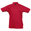 Rouge - Front - SOLS Summer II - Polo 100% coton - Enfant unisexe