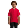 Rouge - Back - SOLS Summer II - Polo 100% coton - Enfant unisexe