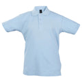 Bleu atoll - Front - SOLS Summer II - Polo 100% coton - Enfant unisexe