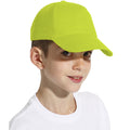 Vert pomme - Back - SOLS Sunny - Casquette de baseball 100% coton - Enfant
