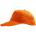 Orange - Back - SOLS Sunny - Casquette de baseball 100% coton - Enfant