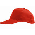 Rouge - Back - SOLS Sunny - Casquette - Adulte