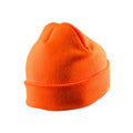 Orange fluo - Back - Result - Bonnet - Adulte