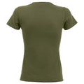 Vert kaki - Back - SOLS - T-shirt manches courtes REGENT - Femme