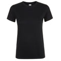 Noir - Front - SOLS - T-shirt manches courtes REGENT - Femme