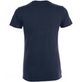 Bleu marine - Back - SOLS - T-shirt manches courtes REGENT - Femme