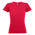 Rouge - Front - SOLS - T-shirt manches courtes REGENT - Femme