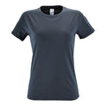 Gris foncé - Front - SOLS - T-shirt manches courtes REGENT - Femme