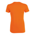 Orange - Back - SOLS - T-shirt manches courtes REGENT - Femme