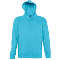 Turquoise - Front - SOLS Slam - Sweatshirt à capuche - Homme