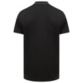 Noir- Gris - Back - Henbury - T-shirt POLO - Hommes