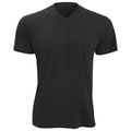 Noir - Front - SOLS Victory - T-shirt à manches courtes et col en V - Homme