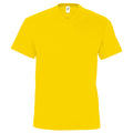 Jaune foncé - Front - SOLS Victory - T-shirt à manches courtes et col en V - Homme