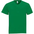 Vert - Front - SOLS Victory - T-shirt à manches courtes et col en V - Homme
