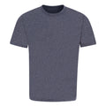 Bleu marine chiné - Front - AWDis - T-Shirt URBAIN - Unisexe