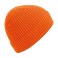 Orange - Front - Beechfield - Bonnet tricoté ENGINEERED